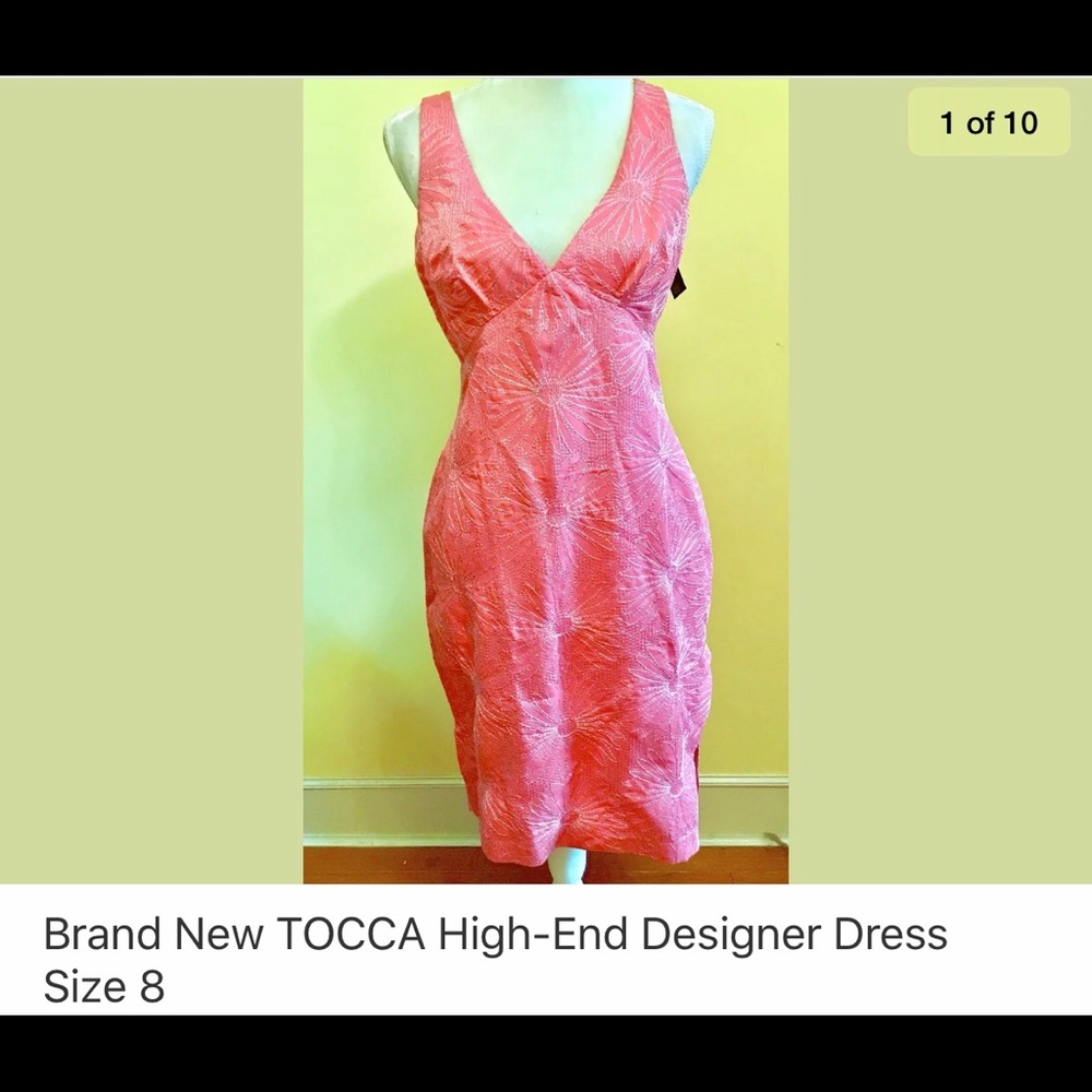 Brand new with tags TOCCA dress. Size 8